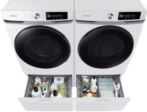 Samsung 7.5 Cu. Ft. White Smart Dial Gas Dryer With Super Speed Dry - Image 11