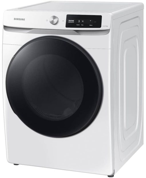 Samsung 7.5 Cu. Ft. White Smart Dial Gas Dryer With Super Speed Dry - Image 3
