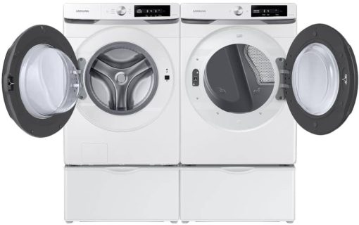 Samsung 7.5 Cu. Ft. White Smart Dial Gas Dryer With Super Speed Dry - Image 10