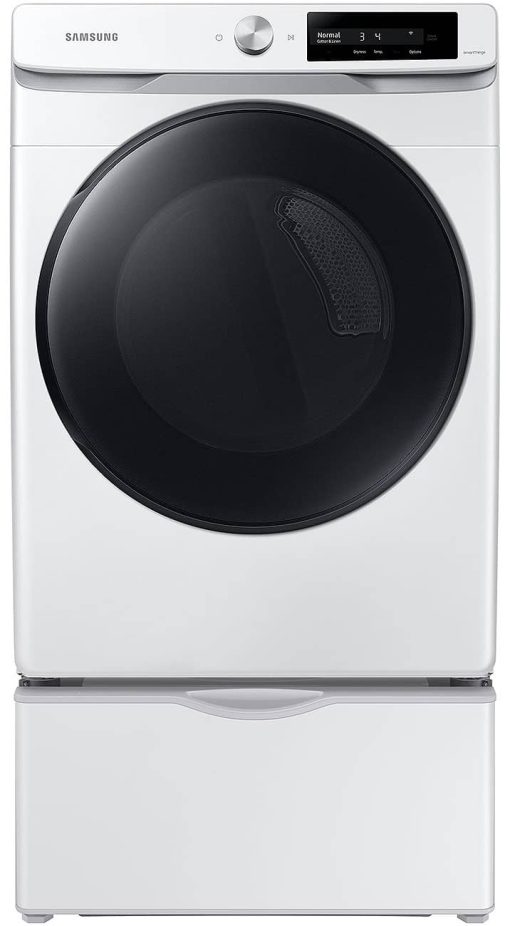 Samsung 7.5 Cu. Ft. White Smart Dial Gas Dryer With Super Speed Dry - Image 7