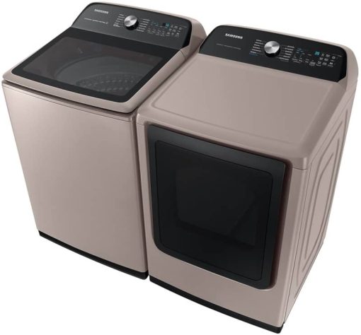 Samsung 7.4 Cu. Ft. Champagne Smart Gas Dryer With Steam Sanitize+ - Image 8