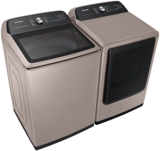 Samsung 7.4 Cu. Ft. Champagne Smart Gas Dryer With Steam Sanitize+ - Image 7