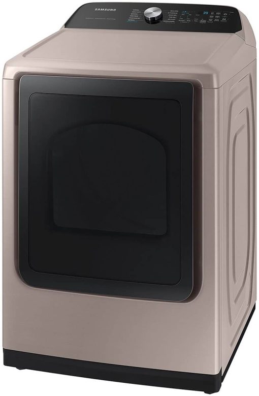 Samsung 7.4 Cu. Ft. Champagne Smart Gas Dryer With Steam Sanitize+ - Image 3
