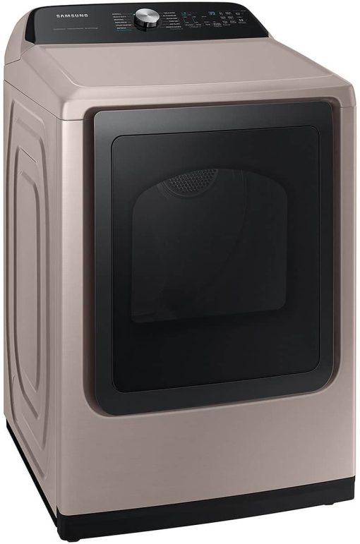 Samsung 7.4 Cu. Ft. Champagne Smart Gas Dryer With Steam Sanitize+ - Image 4