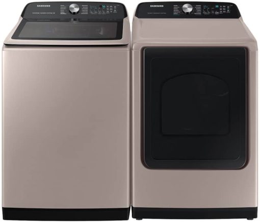 Samsung 7.4 Cu. Ft. Champagne Smart Gas Dryer With Steam Sanitize+ - Image 6
