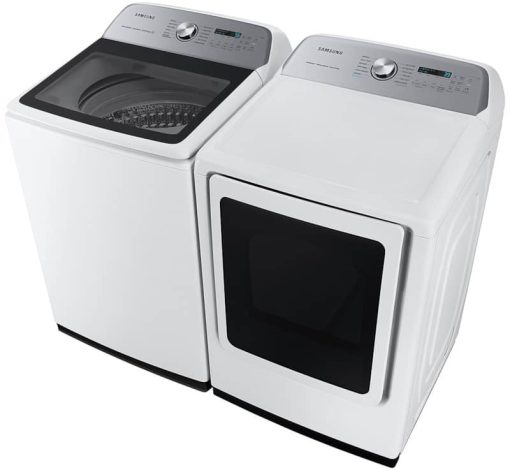 Samsung 7.4 Cu. Ft. White Smart Electric Dryer With Steam Sanitize+ - Image 8