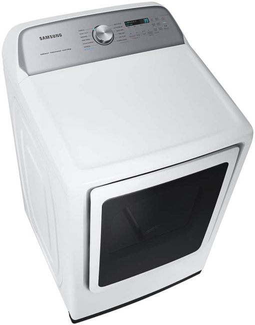 Samsung 7.4 Cu. Ft. White Smart Electric Dryer With Steam Sanitize+ - Image 5