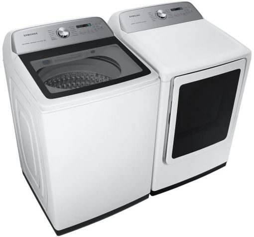 Samsung 7.4 Cu. Ft. White Smart Electric Dryer With Steam Sanitize+ - Image 7