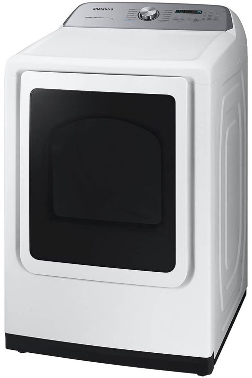 Samsung 7.4 Cu. Ft. White Smart Electric Dryer With Steam Sanitize+ - Image 3