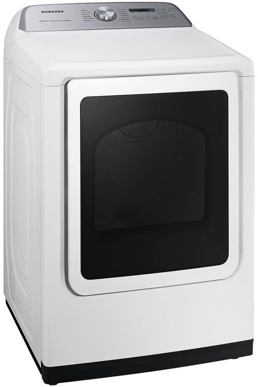 Samsung 7.4 Cu. Ft. White Smart Electric Dryer With Steam Sanitize+ - Image 4
