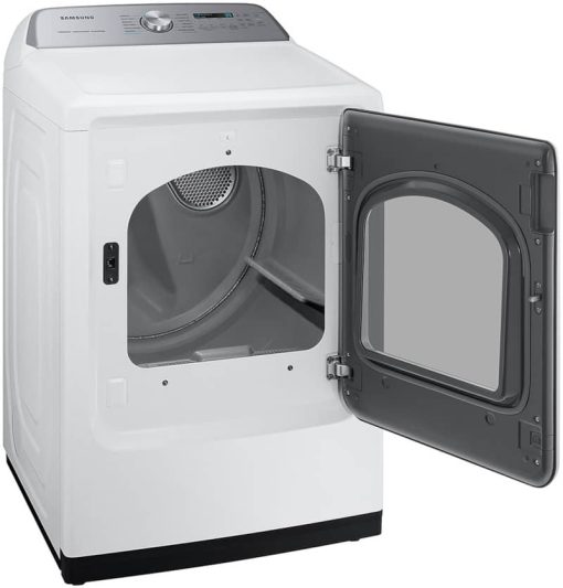 Samsung 7.4 Cu. Ft. White Smart Electric Dryer With Steam Sanitize+ - Image 2