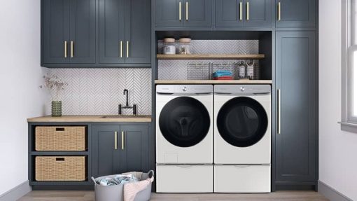 Samsung ADA 7.5 Cu. Ft. Ivory Smart Dial Gas Dryer With Super Speed Dry - Image 11
