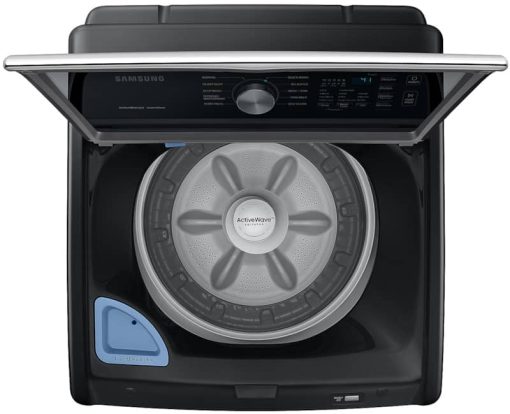Samsung 4.4 Cu. Ft. Brushed Black Top Load Washer With ActiveWave Agitator And Active WaterJet - Image 2