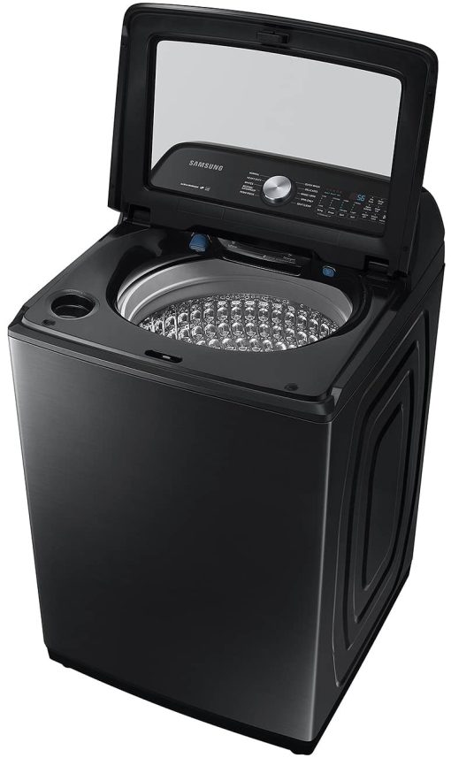 Samsung 5 Cu. Ft. Brushed Black Top Load Washer With Active WaterJet - Image 2