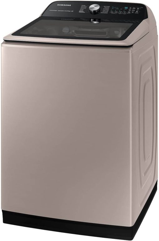 Samsung 5.1 Cu. Ft. Champagne Smart Top Load Washer With ActiveWave Agitator And Super Speed Wash - Image 6
