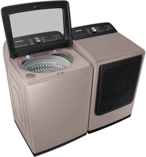 Samsung 5.1 Cu. Ft. Champagne Smart Top Load Washer With ActiveWave Agitator And Super Speed Wash - Image 11