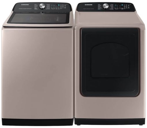 Samsung 5.1 Cu. Ft. Champagne Smart Top Load Washer With ActiveWave Agitator And Super Speed Wash - Image 10