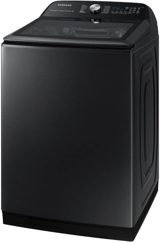 Samsung 5.1 Cu. Ft. Brushed Black Smart Top Load Washer With ActiveWave Agitator And Super Speed Wash - Image 6