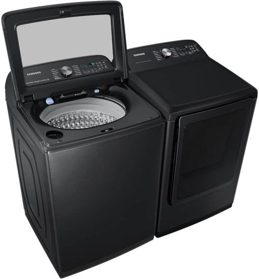 Samsung 5.1 Cu. Ft. Brushed Black Smart Top Load Washer With ActiveWave Agitator And Super Speed Wash - Image 11