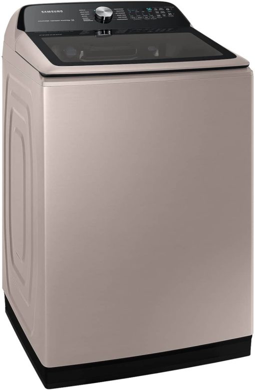 Samsung 5.2 Cu. Ft. Champagne Large Capacity Smart Top Load Washer With Super Speed Wash - Image 5