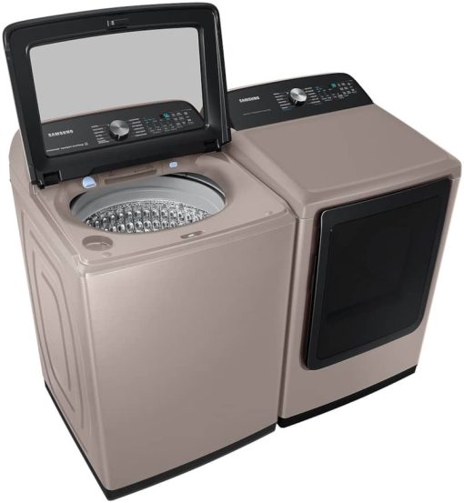 Samsung 5.2 Cu. Ft. Champagne Large Capacity Smart Top Load Washer With Super Speed Wash - Image 11