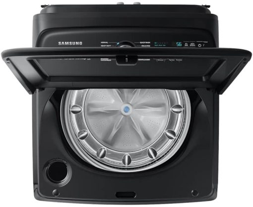 Samsung 5.2 Cu. Ft. Brushed Black Large Capacity Smart Top Load Washer With Super Speed Wash - Image 2