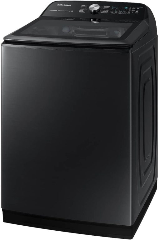 Samsung 5.2 Cu. Ft. Brushed Black Large Capacity Smart Top Load Washer With Super Speed Wash - Image 6