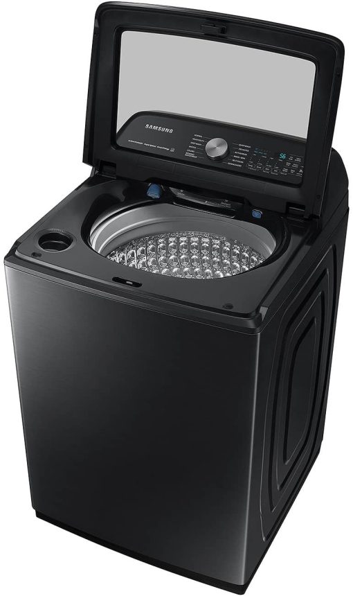 Samsung 5.2 Cu. Ft. Brushed Black Large Capacity Smart Top Load Washer With Super Speed Wash - Image 3