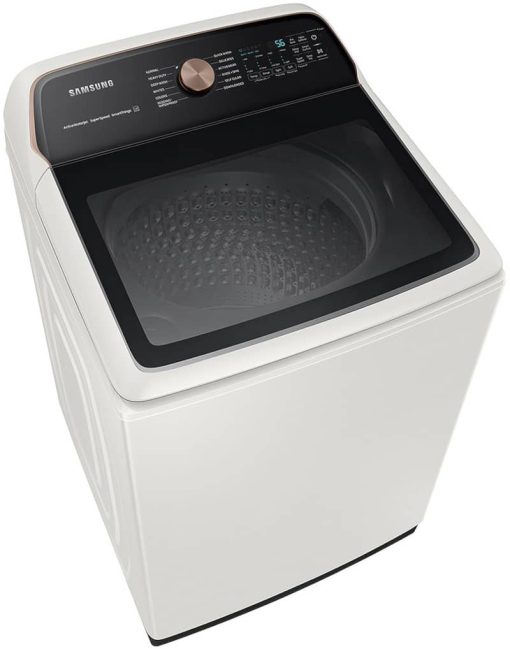 Samsung 5.5 Cu. Ft. Ivory Extra-Large Capacity Smart Top Load Washer With Super Speed Wash - Image 4