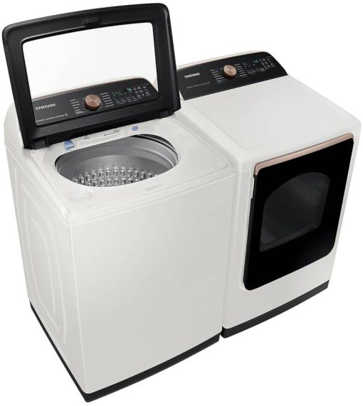 Samsung 5.5 Cu. Ft. Ivory Extra-Large Capacity Smart Top Load Washer With Super Speed Wash - Image 11