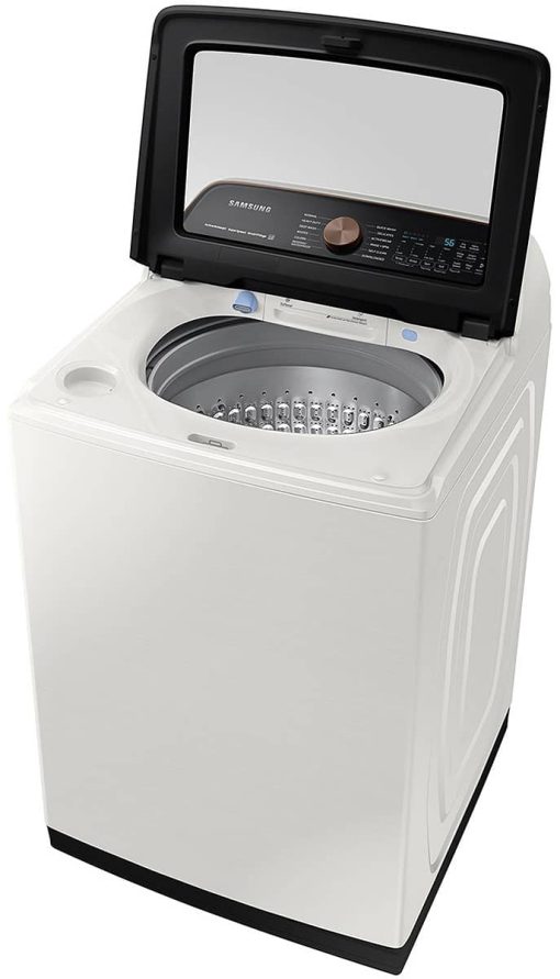 Samsung 5.5 Cu. Ft. Ivory Extra-Large Capacity Smart Top Load Washer With Super Speed Wash - Image 3