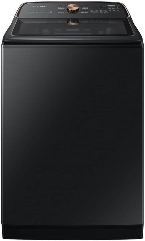 Samsung 5.5 Cu. Ft. Brushed Black Extra-Large Capacity Smart Top Load Washer With Auto Dispense System