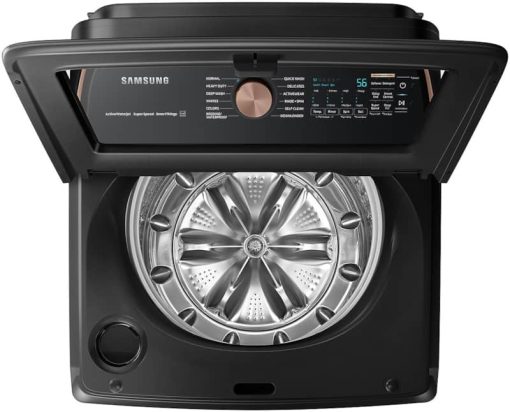 Samsung 5.5 Cu. Ft. Brushed Black Extra-Large Capacity Smart Top Load Washer With Auto Dispense System - Image 2