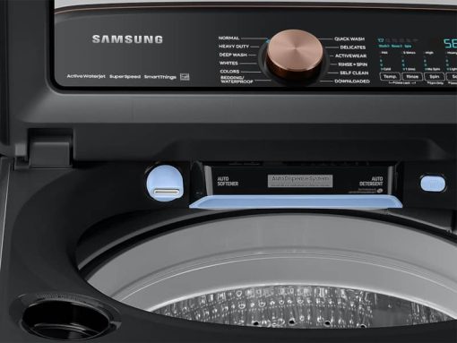 Samsung 5.5 Cu. Ft. Brushed Black Extra-Large Capacity Smart Top Load Washer With Auto Dispense System - Image 8