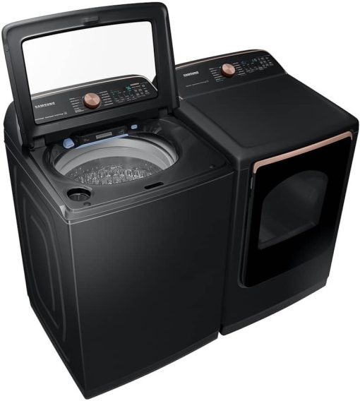 Samsung 5.5 Cu. Ft. Brushed Black Extra-Large Capacity Smart Top Load Washer With Auto Dispense System - Image 10