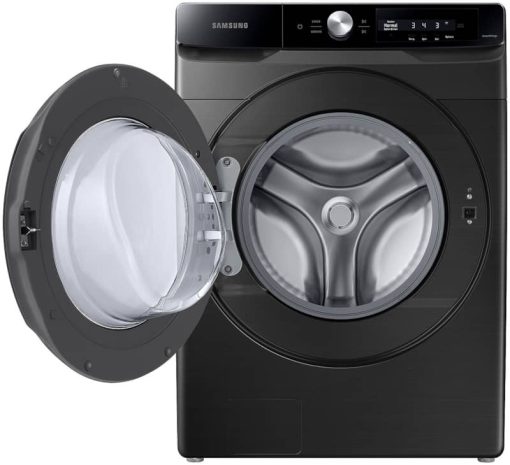 Samsung 4.5 Cu. Ft. Brushed Black Large Capacity Smart Dial Front Load Washer With Super Speed Wash - Image 2