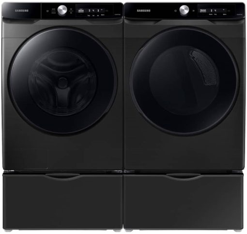 Samsung 4.5 Cu. Ft. Brushed Black Large Capacity Smart Dial Front Load Washer With Super Speed Wash - Image 11