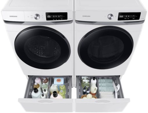 Samsung 4.5 Cu. Ft. White Large Capacity Smart Dial Front Load Washer With Super Speed Wash - Image 12