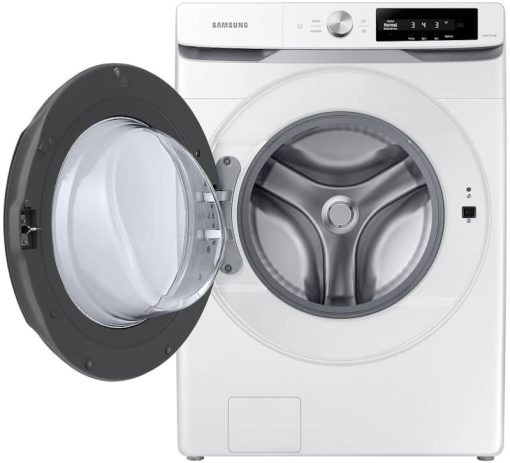 Samsung 4.5 Cu. Ft. White Large Capacity Smart Dial Front Load Washer With Super Speed Wash - Image 2