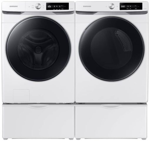 Samsung 4.5 Cu. Ft. White Large Capacity Smart Dial Front Load Washer With Super Speed Wash - Image 11