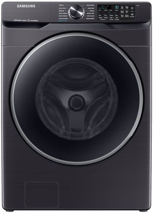 Samsung 5 Cu. Ft. Brushed Black Extra-Large Capacity Smart Front Load Washer With Super Speed Wash