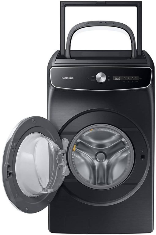 Samsung 6 Cu. Ft. Brushed Black Smart Dial Washer With FlexWash And Super Speed Wash - Image 2