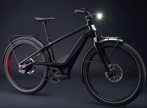Serial 1 RUSH/CTY Speed Pearl Midnight Black/Matte Black Large Electric Bike