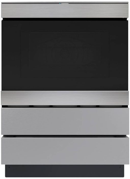 Sharp 24" Stainless Steel Under-The-Counter Microwave Drawer Oven Pedestal - Image 2