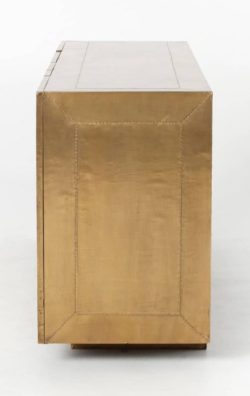 Four Hands Aged Brass Freda Sideboard - Image 4
