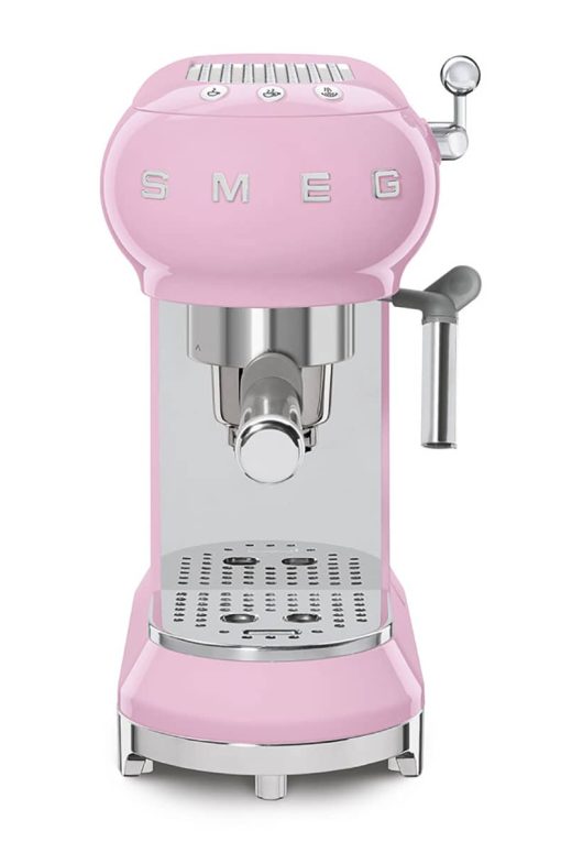 Smeg 50's Retro Style Pink Espresso Machine - Image 2