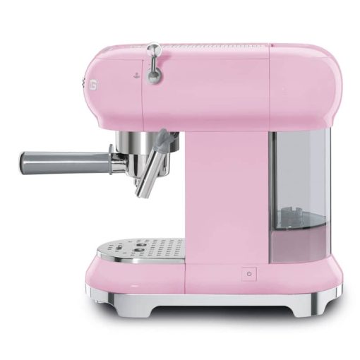 Smeg 50's Retro Style Pink Espresso Machine - Image 4
