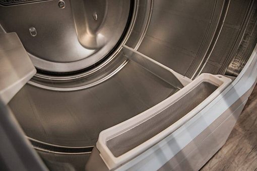 Speed Queen ADA 7 Cu. Ft. White Sanitizing Electric Dryer With Extended Tumble - Image 4