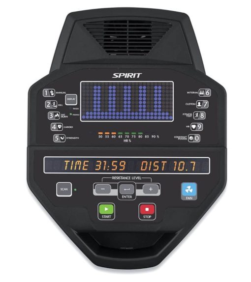 Spirit Fitness CU800 Commercial Upright Exercise Bike - Image 2