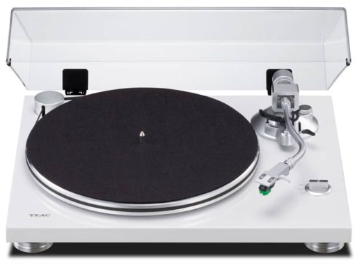 Teac TN-3B White 2-Speed Analog Turntable
